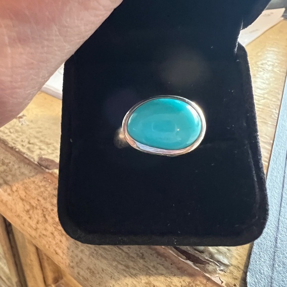 Ippolita sterling silver/turquoise ring - Picture 5 of 13
